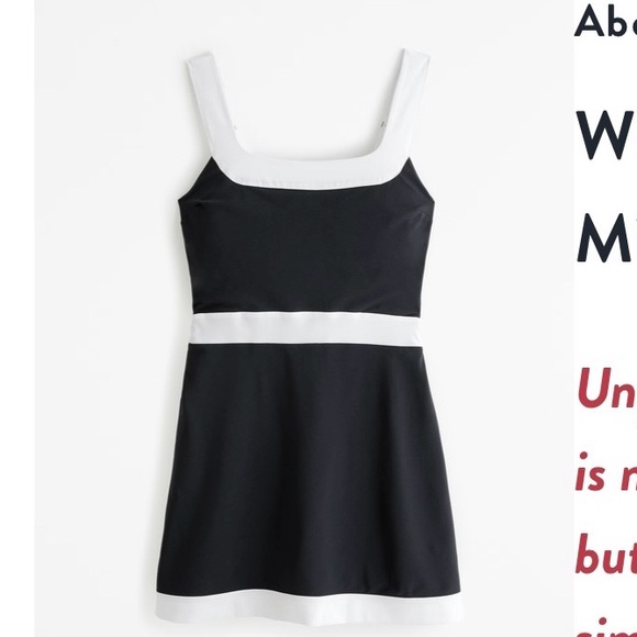 Abercrombie & Fitch Dresses & Skirts - Abercrombie & Fitch Black and White Mini Dress
